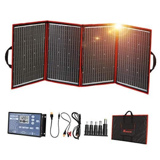 220W 18V Foldable Solar Panel Kit Lightweight(11lb,28×20 inch)