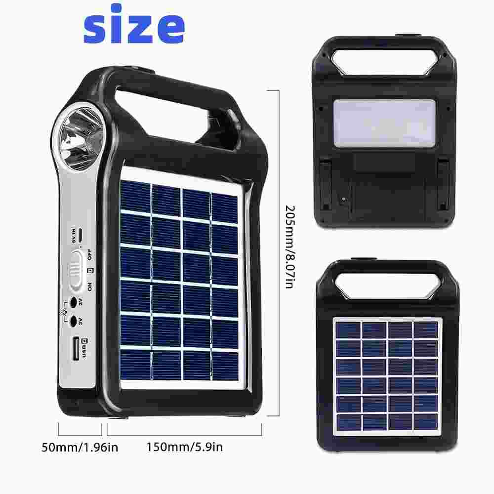 Portable Power Station Solar Generator Panel Power Bank Outlet Camping Emergency