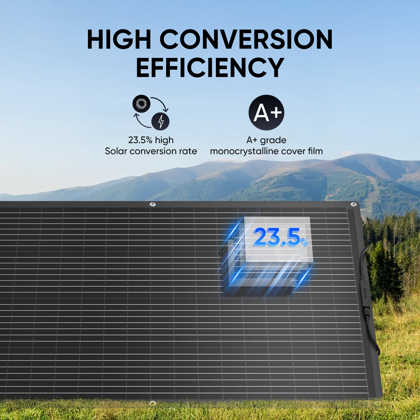 12V 300W Flexible Solar Panel Mono Portable Power Camping Home RV Battery Charge