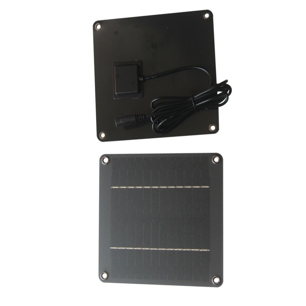 12V Solar Panel 1.5 Meter Cable 4W Power Output 5521 Female DC Interface