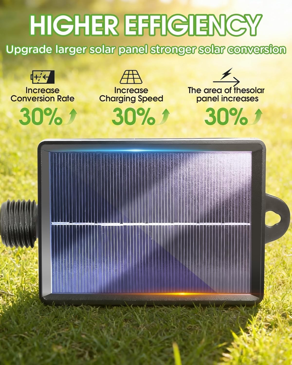 Solar Panel for Outdoor Lights 3V Solar Outlet with Remote Control