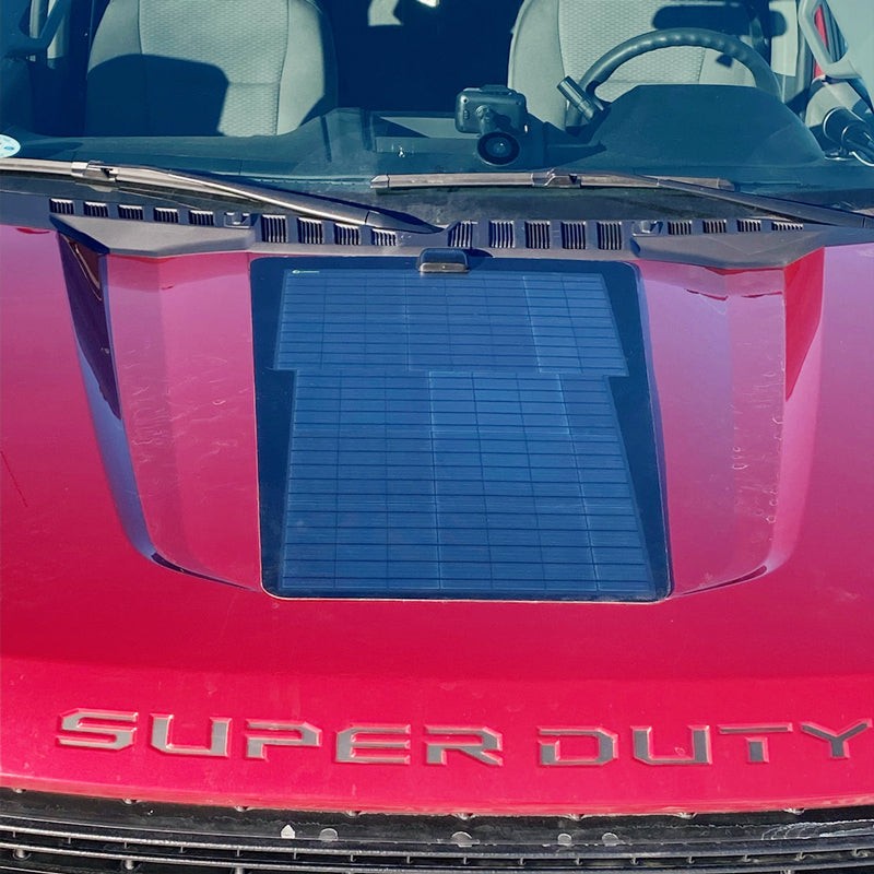 65W Hood Flexible Solar Panel for Ford Super Duty 4th Gen F250 F350 F450 Perfect