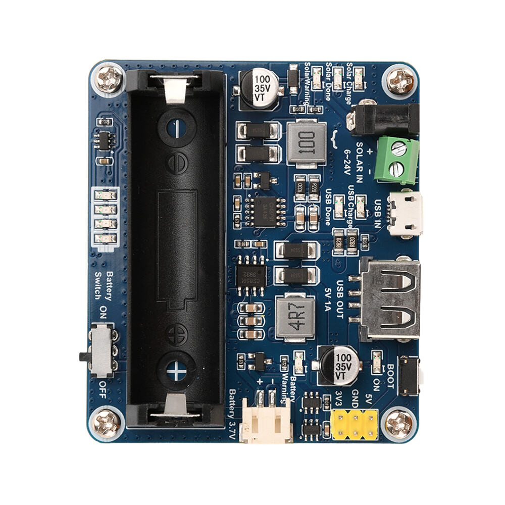 6V~24V Solar Panel Power Management Module Support MPPT 850mAh Li-ion Battery