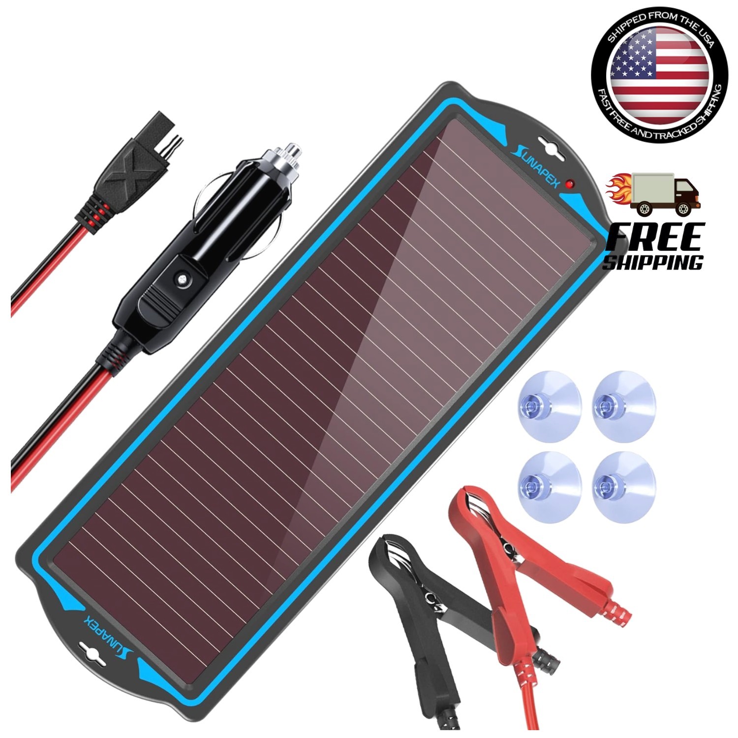 Durable 12V Solar Panel Kit with Built-in Controller – Ideal for Easy Charging