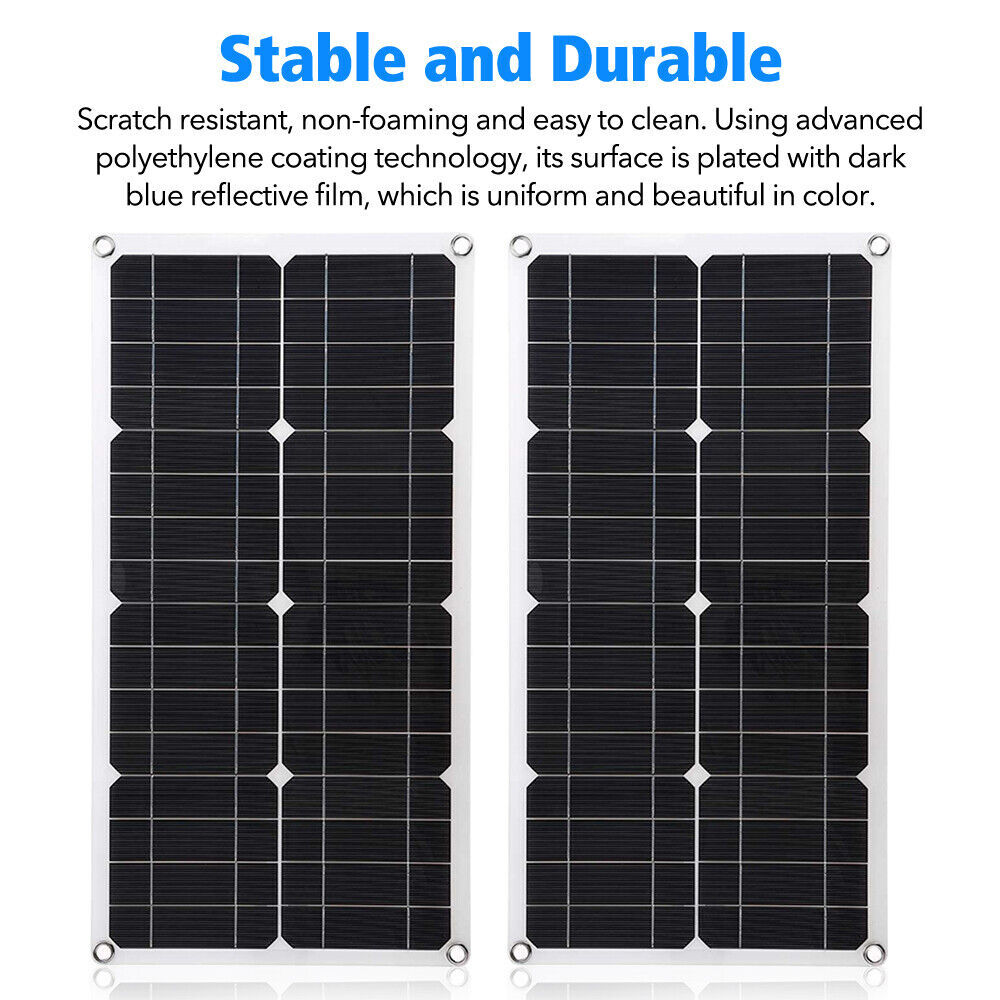150W Mono Solar Panel for 12V-24V Solar Kit Off Grid With 30A Controller Free