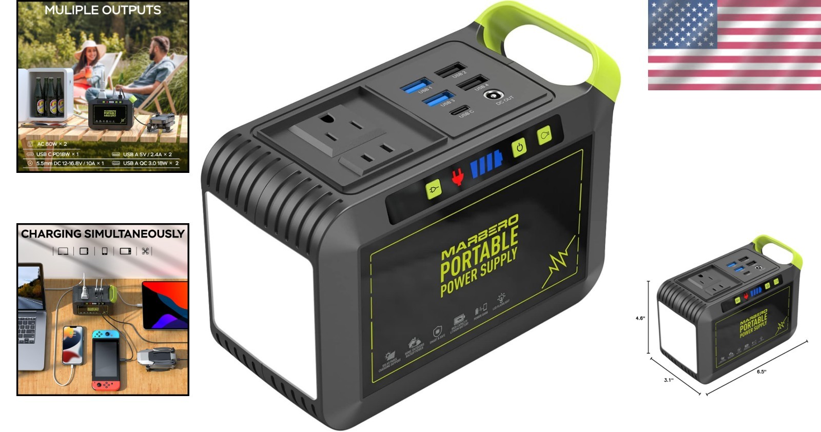 Reliable 88Wh Lithium Battery Generator – Ideal for RVs, Camping & Home Backup