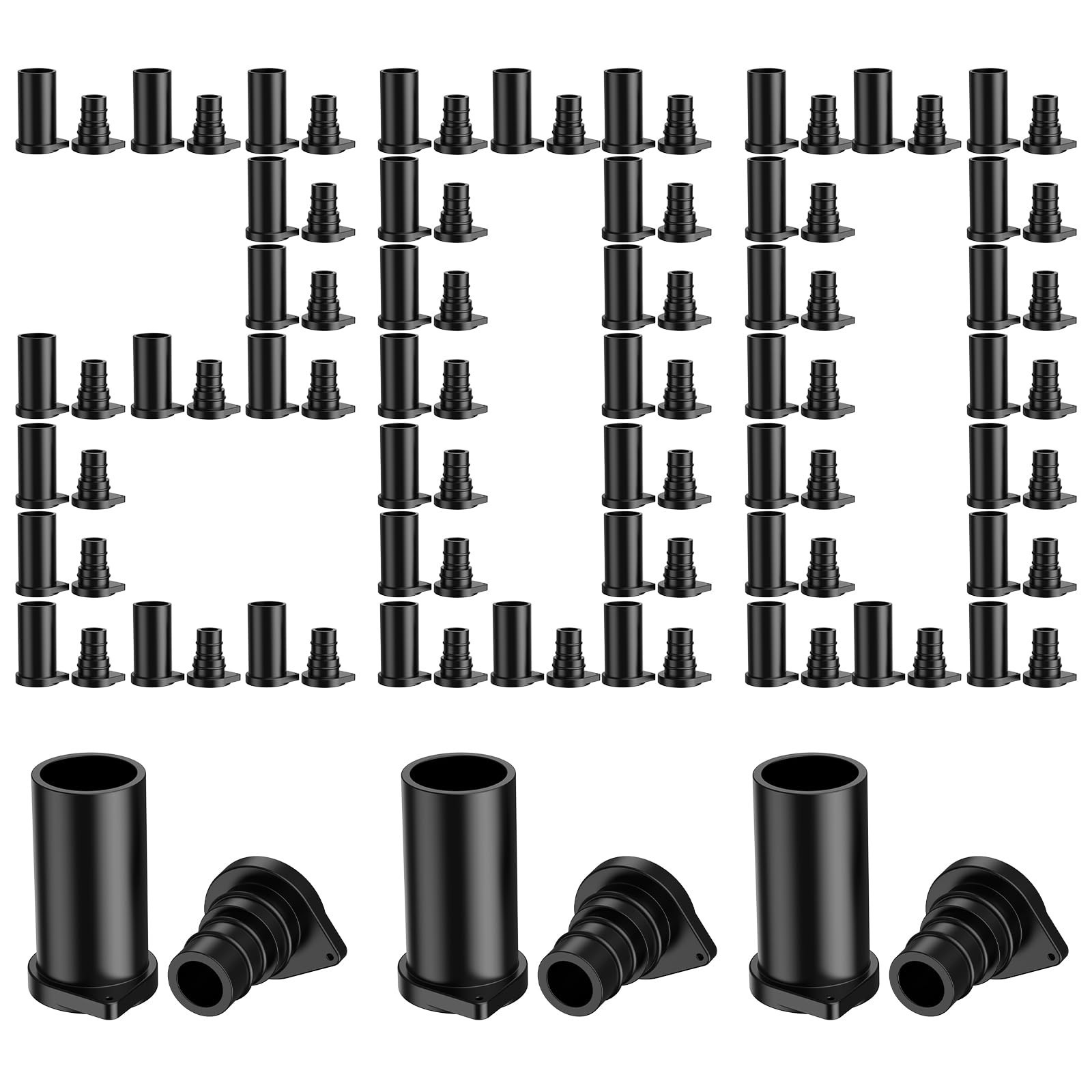 200 Pairs Solar Connector Caps – IP68 Weatherproof Dust Covers for Solar Panels