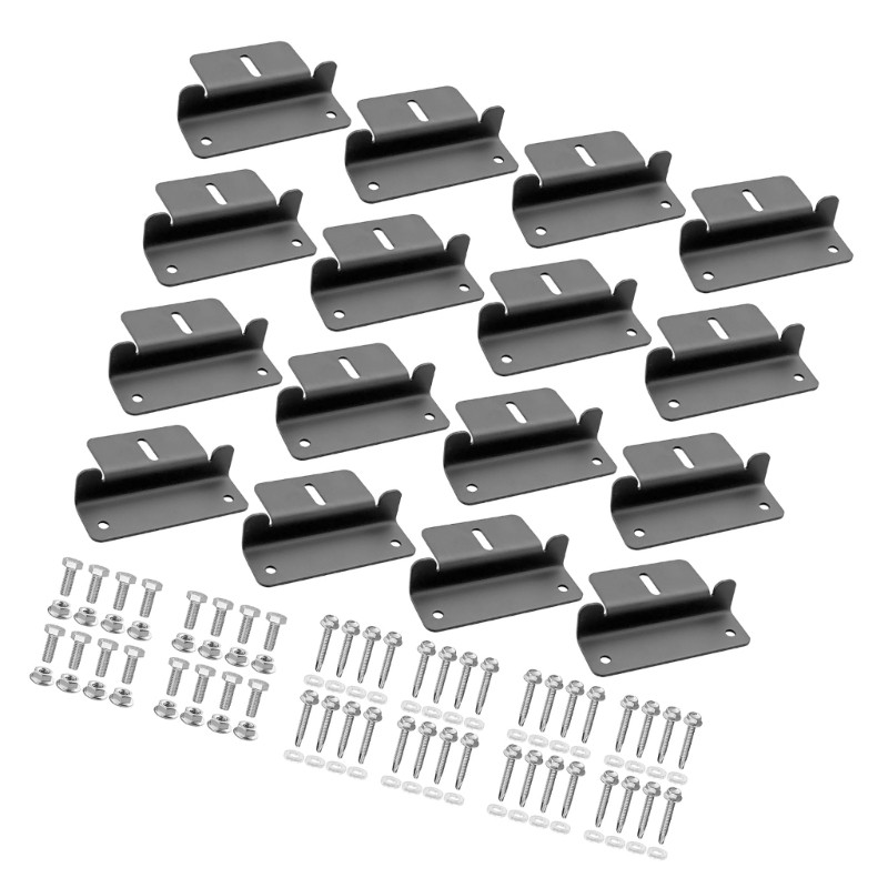 Solars Panel Mounting Hardware Heavy Type Brackets Weather Resistant Metal Frame