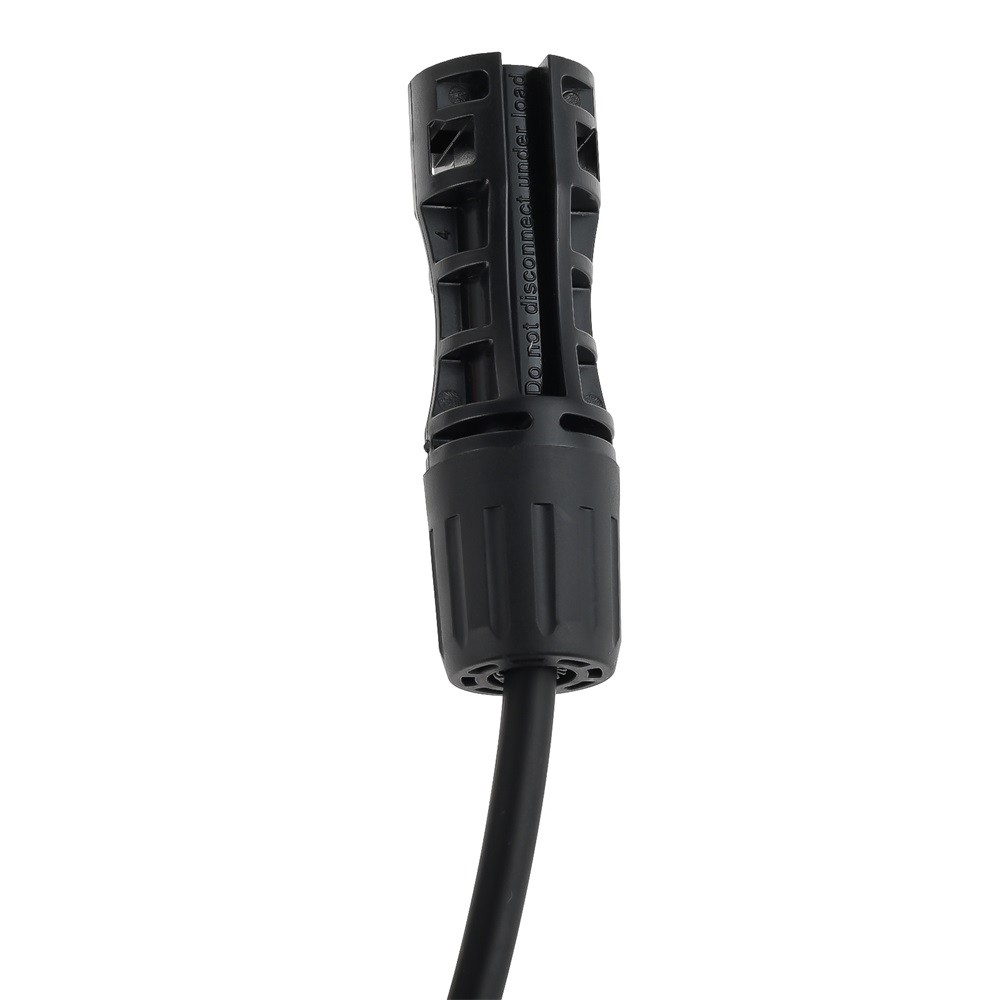 Red/Black 10Ft 12AWG 1500V Solar Extension Cable with Female and Male Connectors