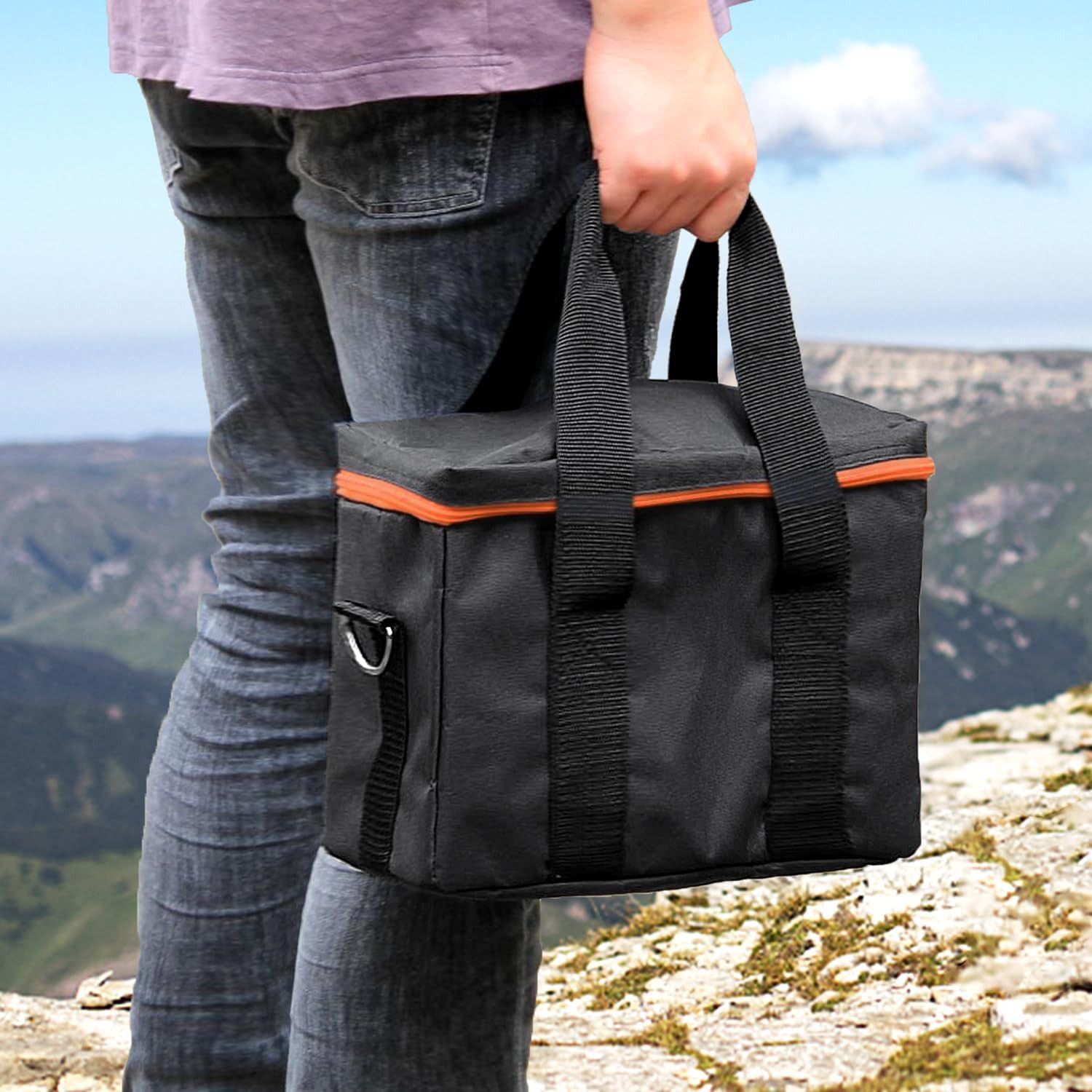 E300 Portable Power Station Bag for Outdoor Camping Travel, 300W Rated(600W P…