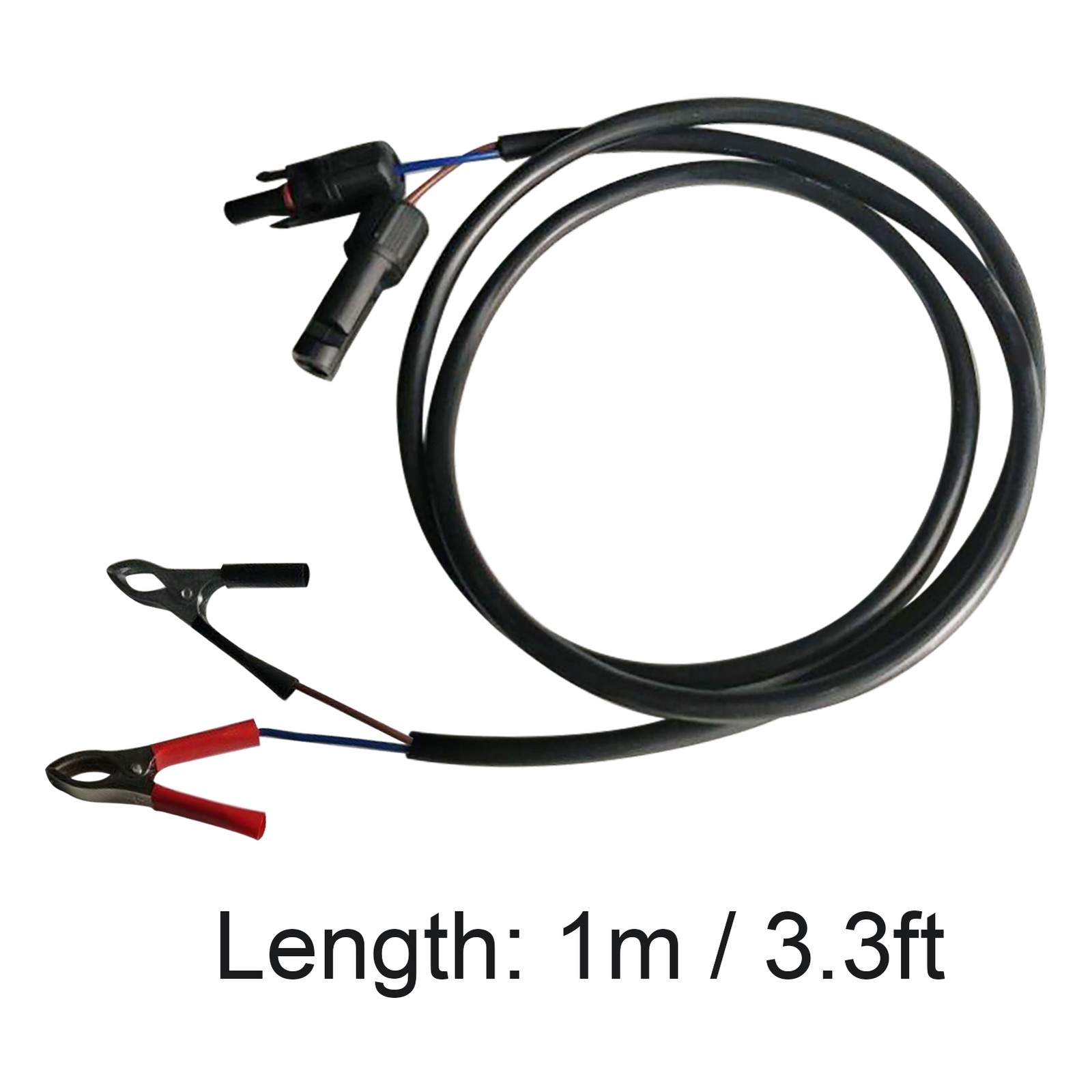 3.3ft Solar Connector Cable Durable PVC For Solar Power Systems Easy To Use