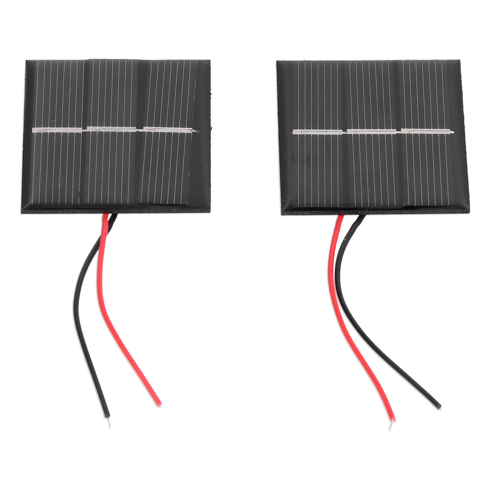 2Pcs Solar Panel Module Polysilicon Micro Mini Glue Power Solar Cells 43x55mm