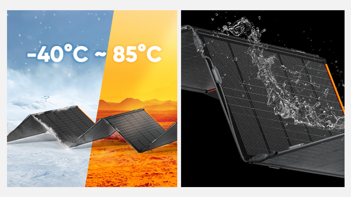 Jackery SolarSaga 500X Solar Panels, 500W Power Output, 25% High Bifacial