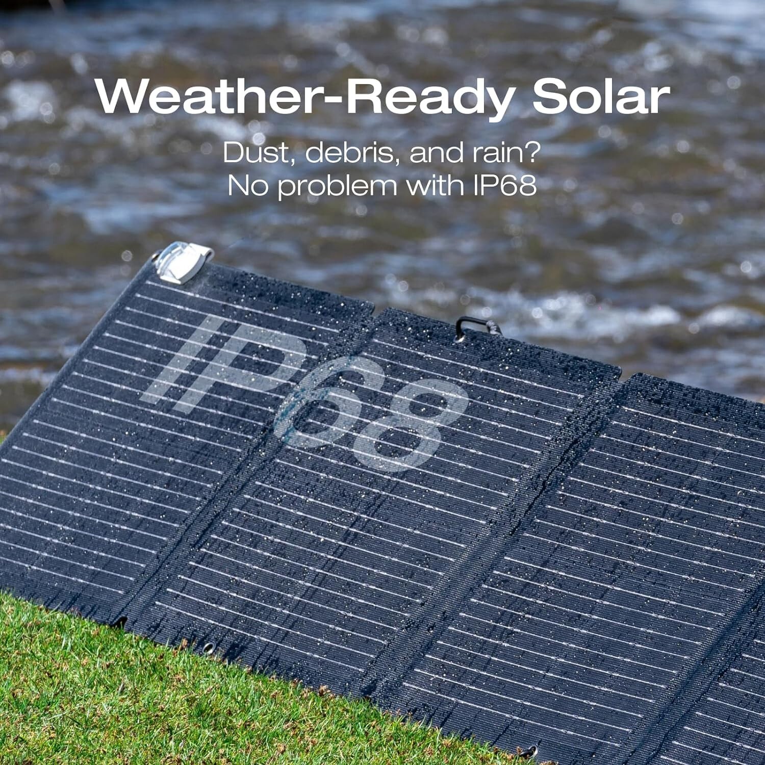 EcoFlow 110W Portable Solar Panel Kit for Power Station, IP68 Waterproof