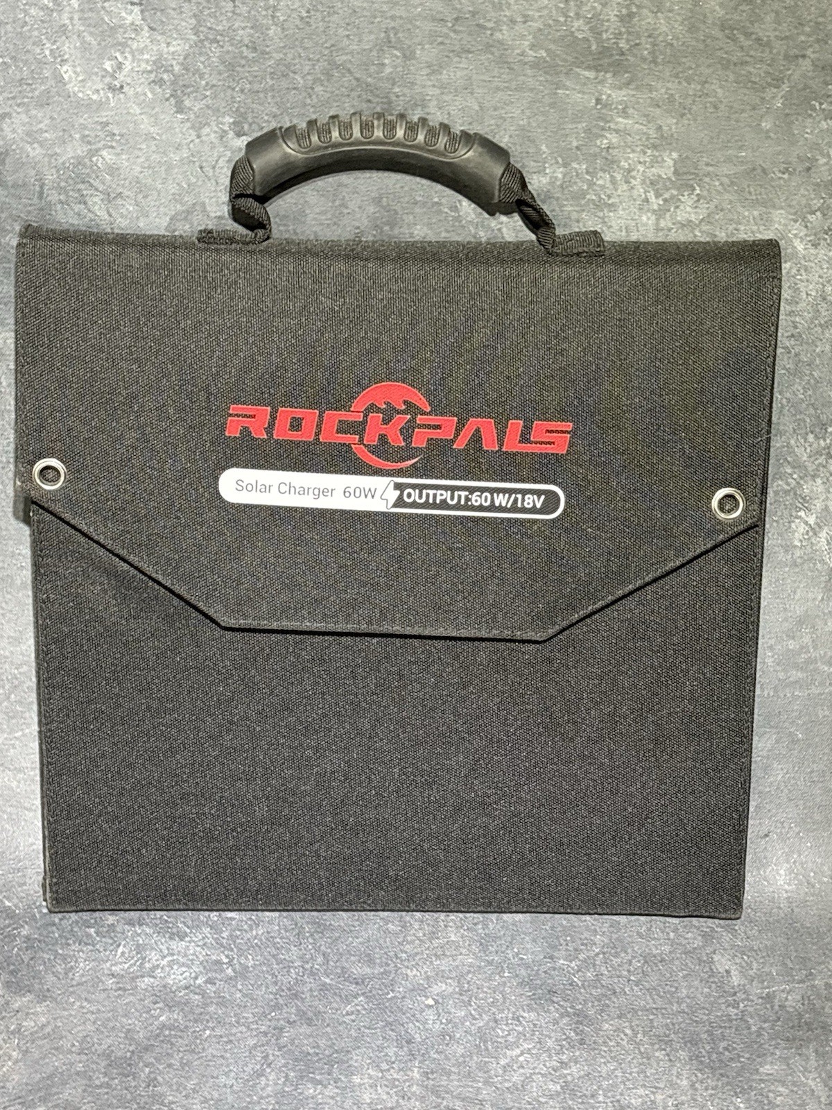 ROCKPALS 60W Foldable Solar Panel Charger for Camping RV Power Station