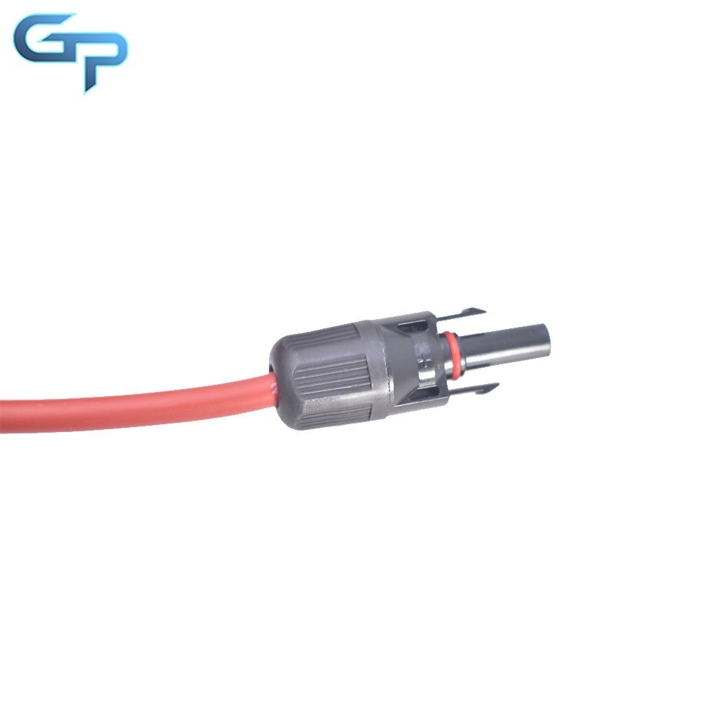 25 Feet 1 Pair 10AWG Red + Black Solar Panel Extension Cable Wire Connector