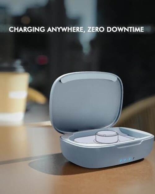 Updated Charging Case Compatible with Oura Ring 4 & 3 Charger, Ring4/3 Blue