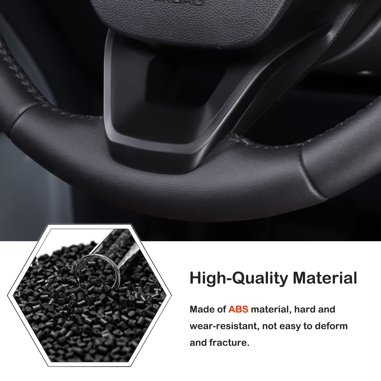Aunginsy Central Control Steering Under Panel U-shaped Trim Compatible with F…