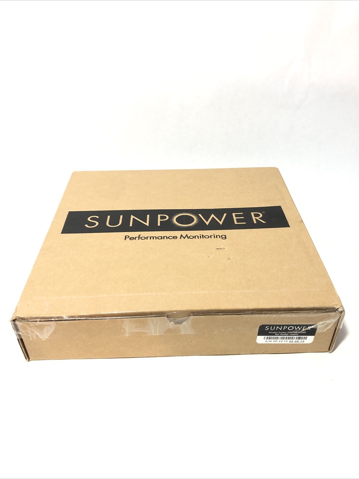 Sunpower Performance Monitoring Wireless Display Part #104022 (SPR-PMR-WDISP)