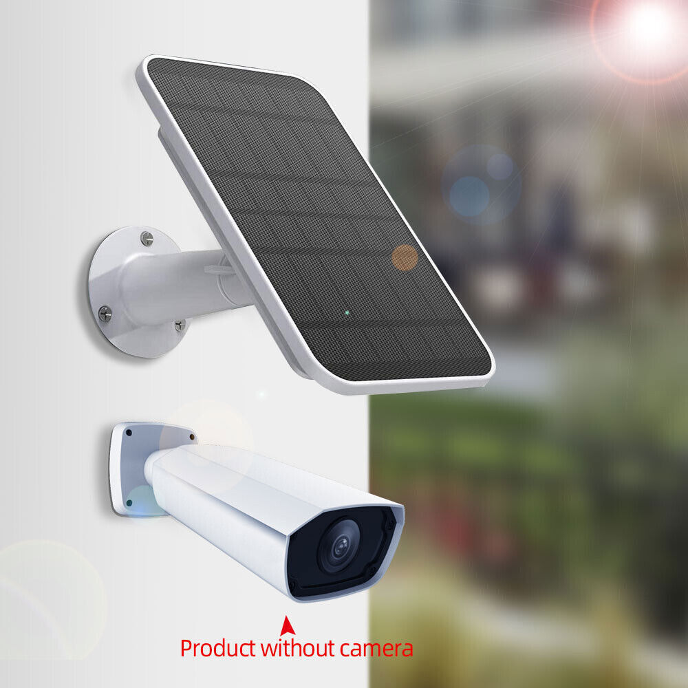 Solar Panel Charger for Eufy Eufycam Cam E/2C/E/2 Pro Wall Mount W/ Power Cable