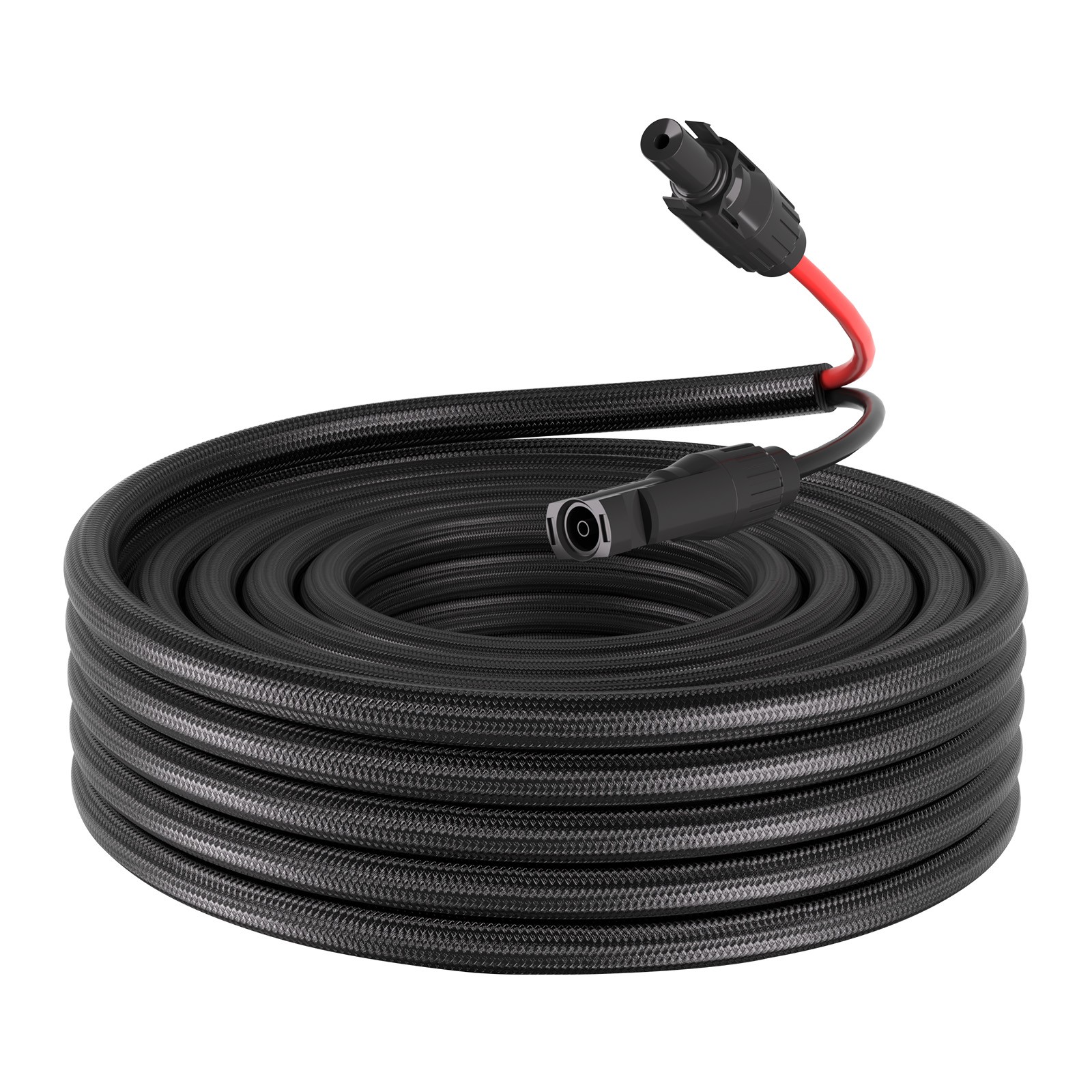 Uimoso 30FT Solar Panel Extension Cable 10AWG Wire ,Flame-Resistant Connectors
