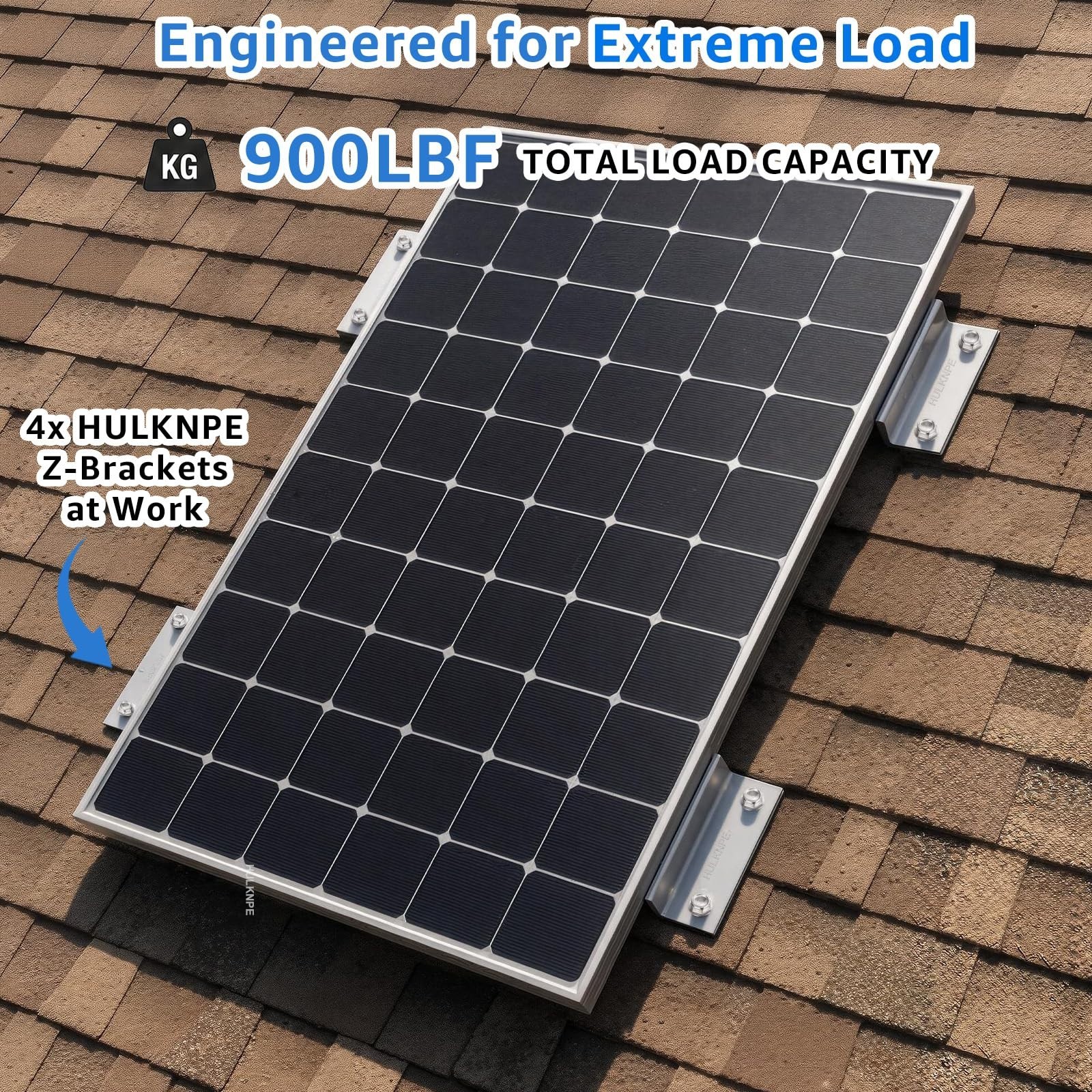 Heavy Duty Solar Panel Mounting Kit (16 Pack) – Corrosion-Resistant Aluminum for