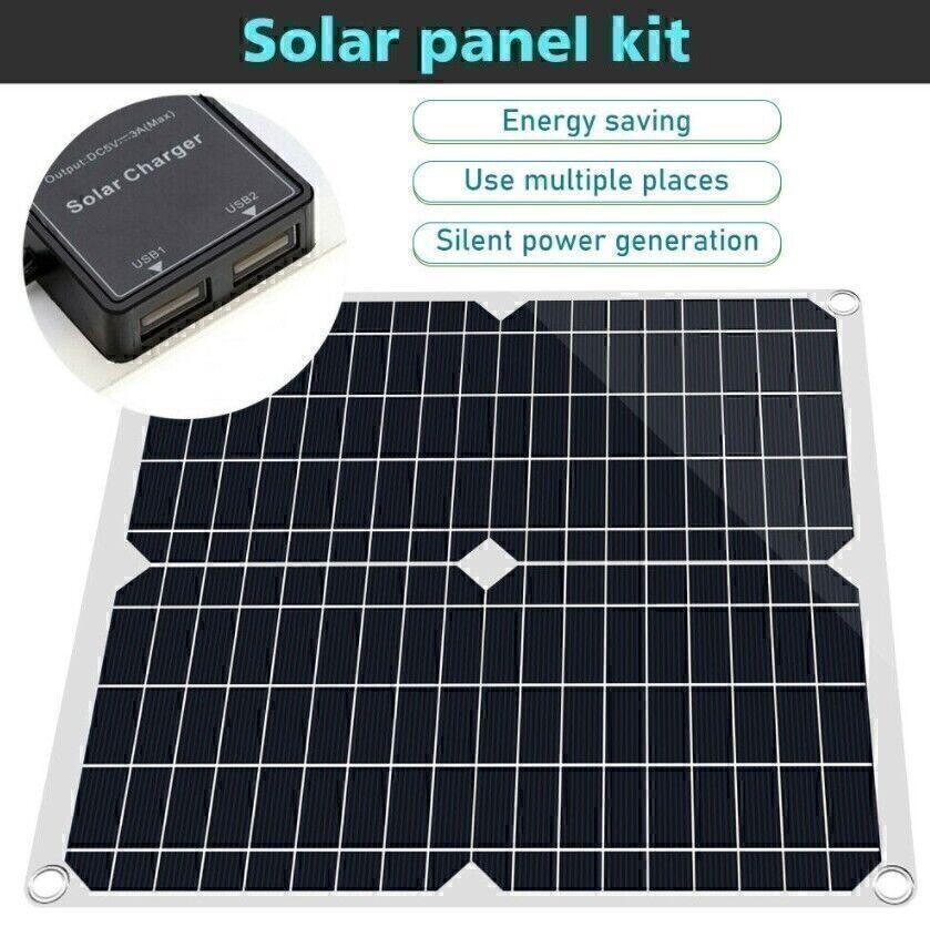Solar Panel Kit 12V 20/40/60/100A battery Charger Controller Caravan Boat