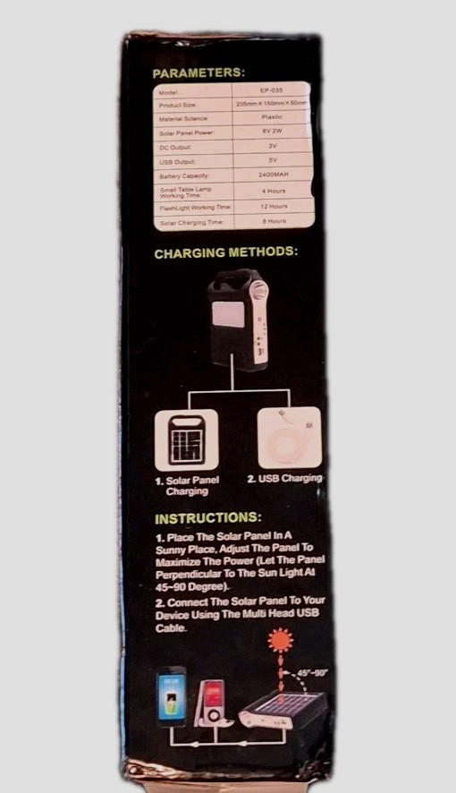 Easy Power – Solar Energy Kit – Item#: EP-035
