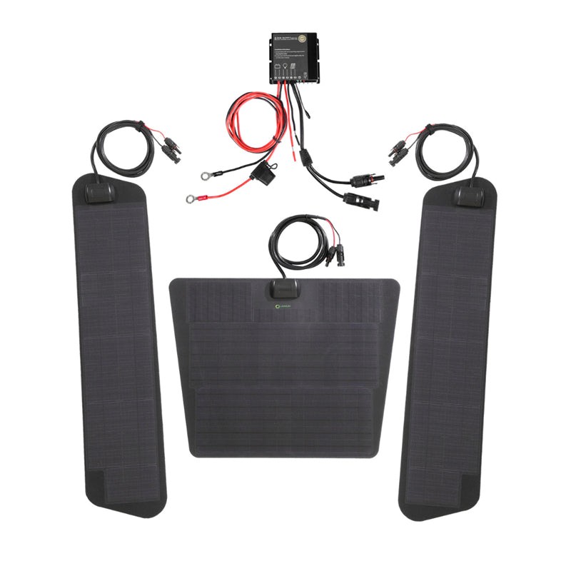 Keep Lensun 85W(25+30+25) Hood Flexible Solar Panel for Chevrolet Colorado ZR2