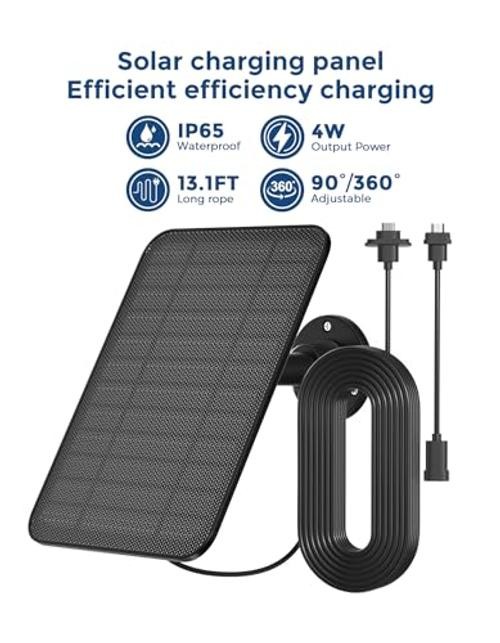 Solar Panel for Blink Camera, Blink Solar Panel for B Link Outdoor 2K