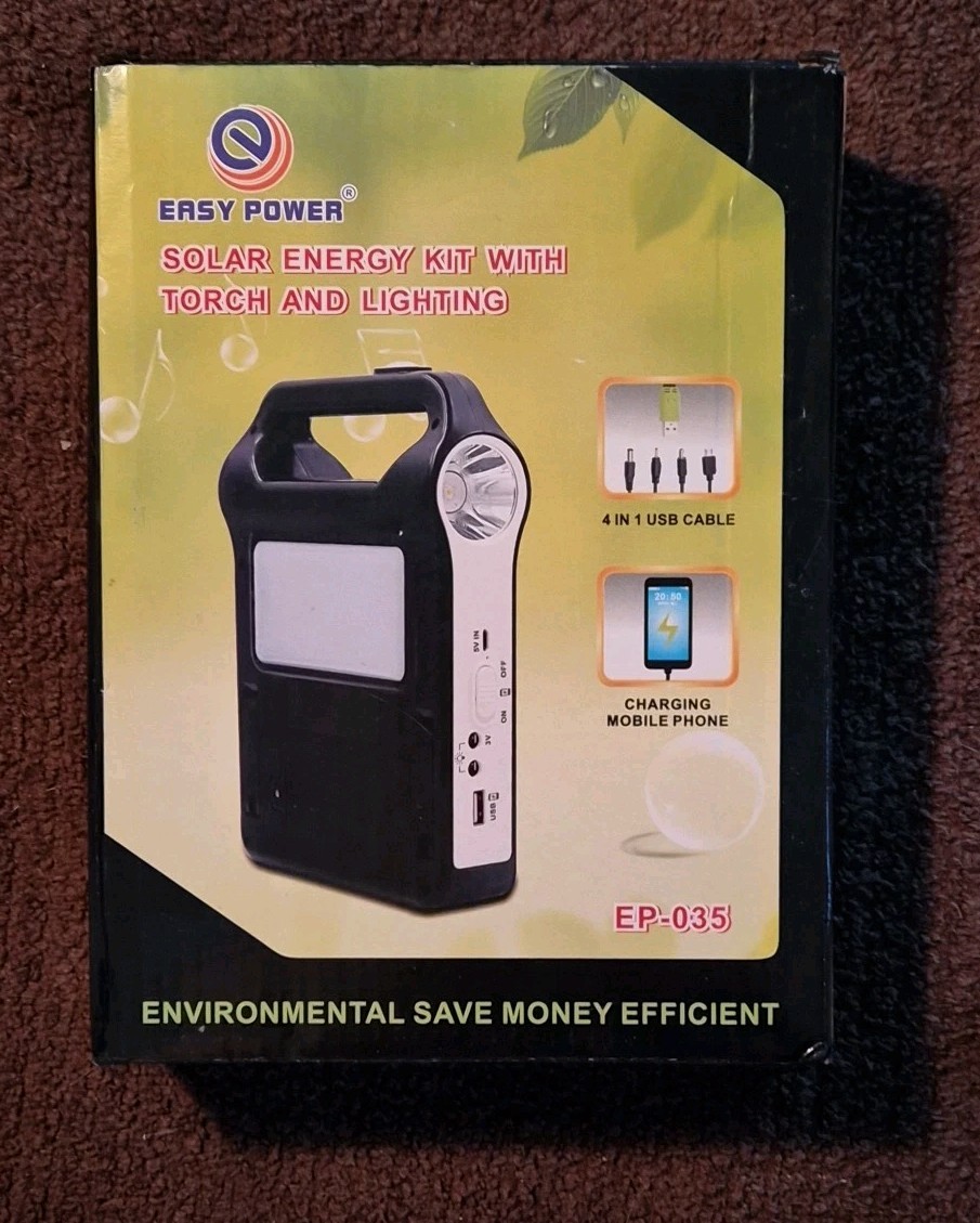 Easy Power – Solar Energy Kit – Item#: EP-035