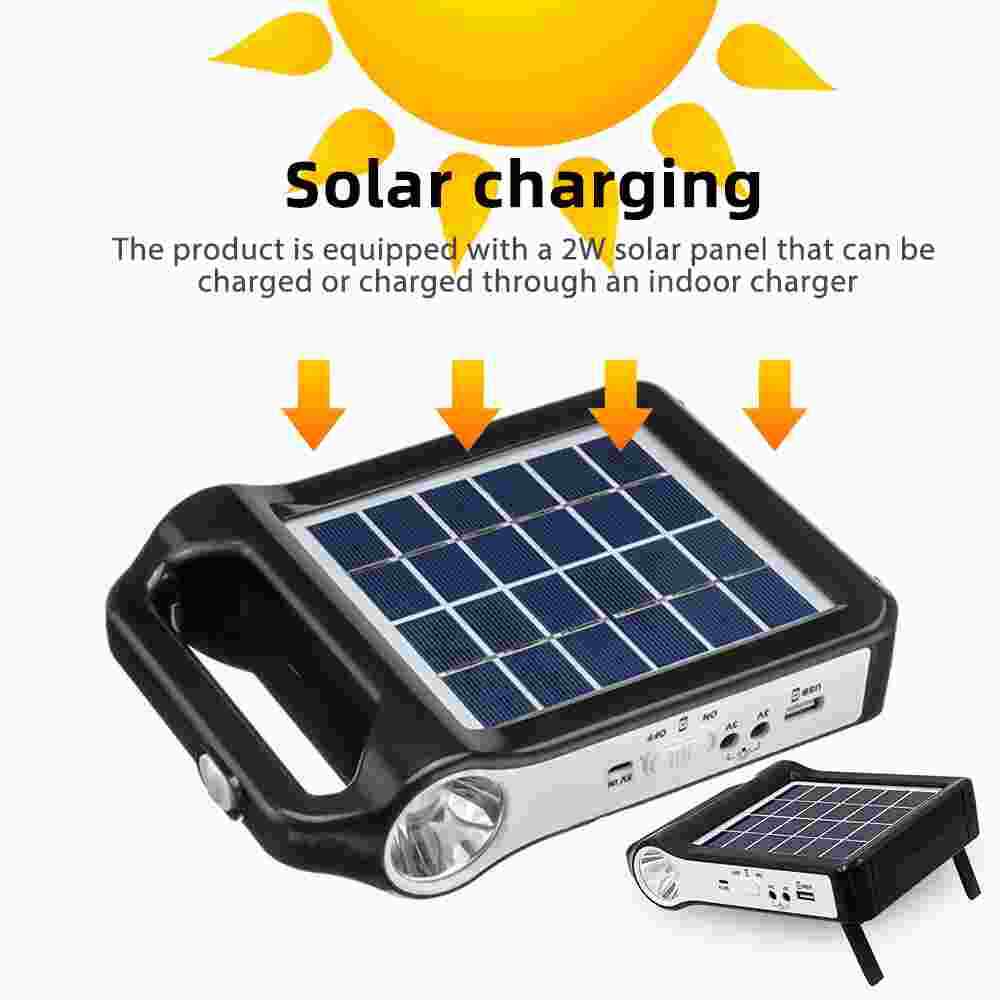 Portable Power Station Solar Generator Panel Power Bank Outlet Camping Emergency