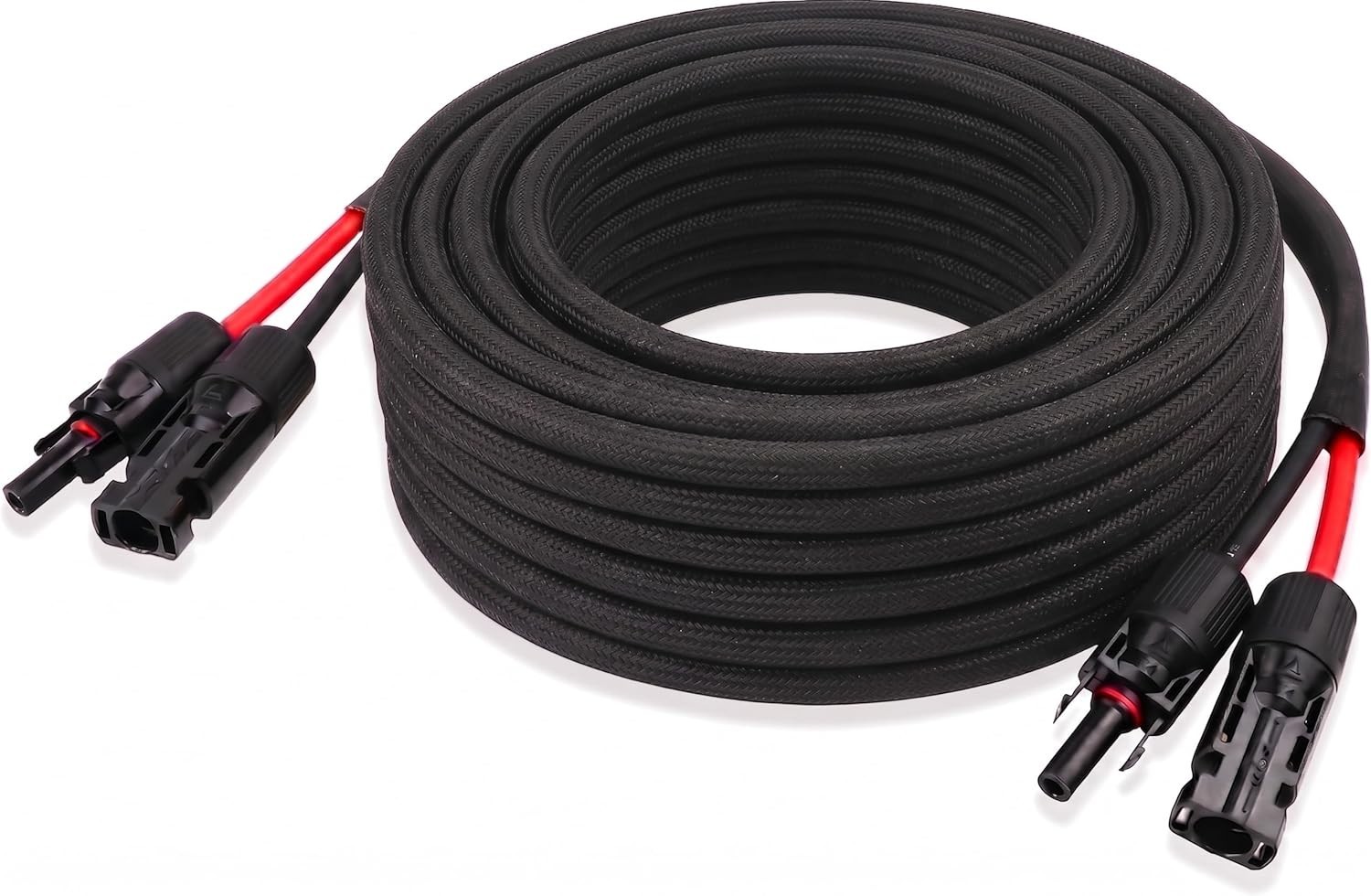 10AWG 50FT Waterproof Solar Panel Extension Cable with Flame Retardant Sleeving