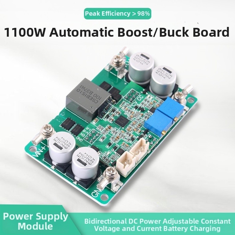 1100W Bidirectional DC-DC Converter Module 9V-58V Input 2.4V-56V Output