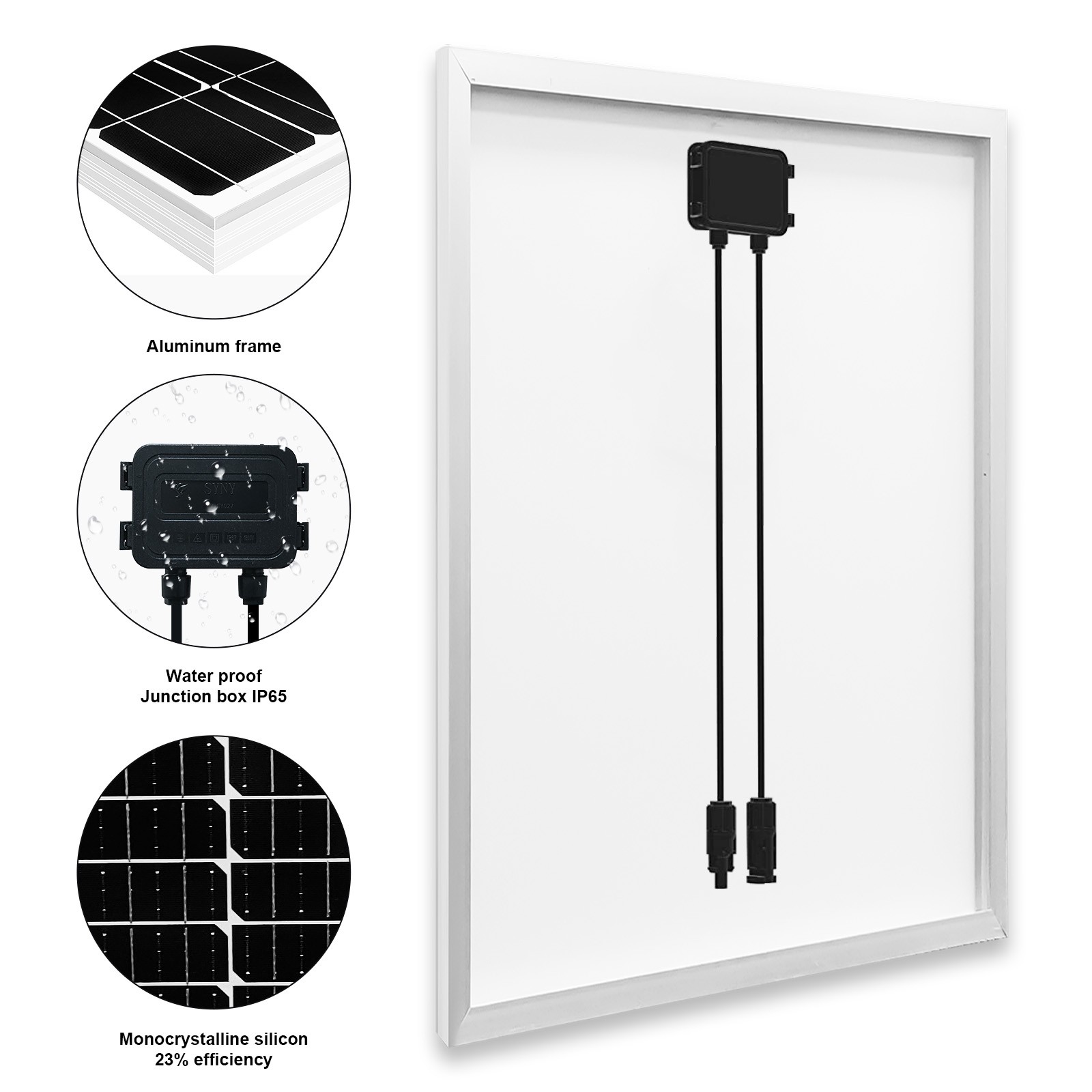 12V 200W Solar Panel Kit Caravan Camping Power Battery Charging Home Off Grid