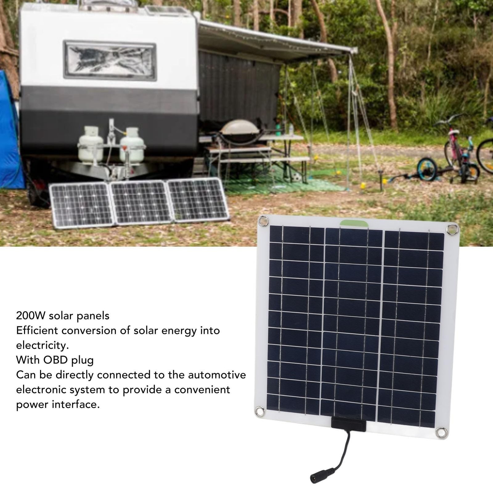50W 18V Solar Panel Charger for Efficient Power Supply in Outdoor Conditions