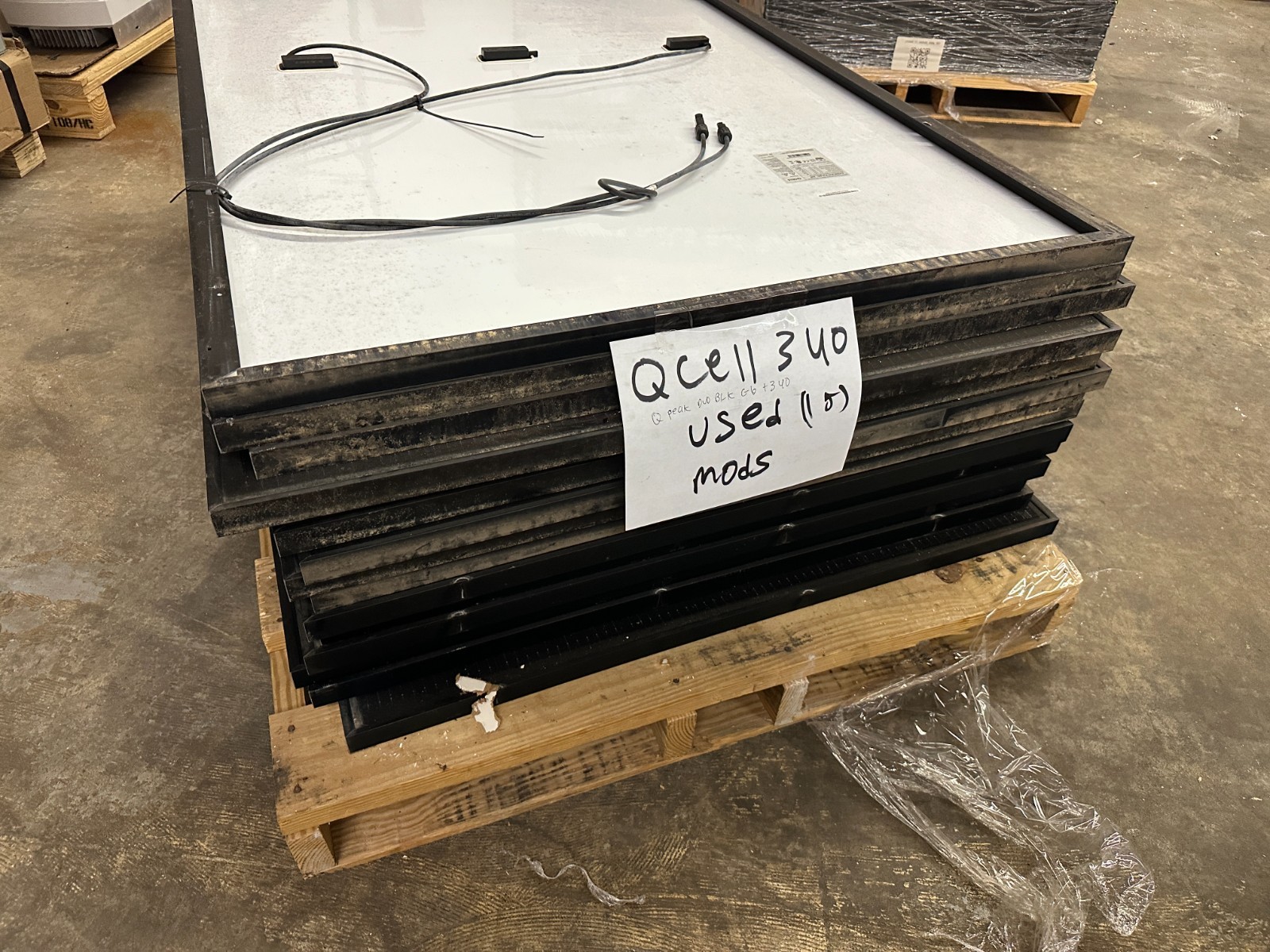 QCELLS 340W Q.PEAK DUO BLK Q.PEAK DUO BLK-G6+ 340 – 40 panel selling as lot only