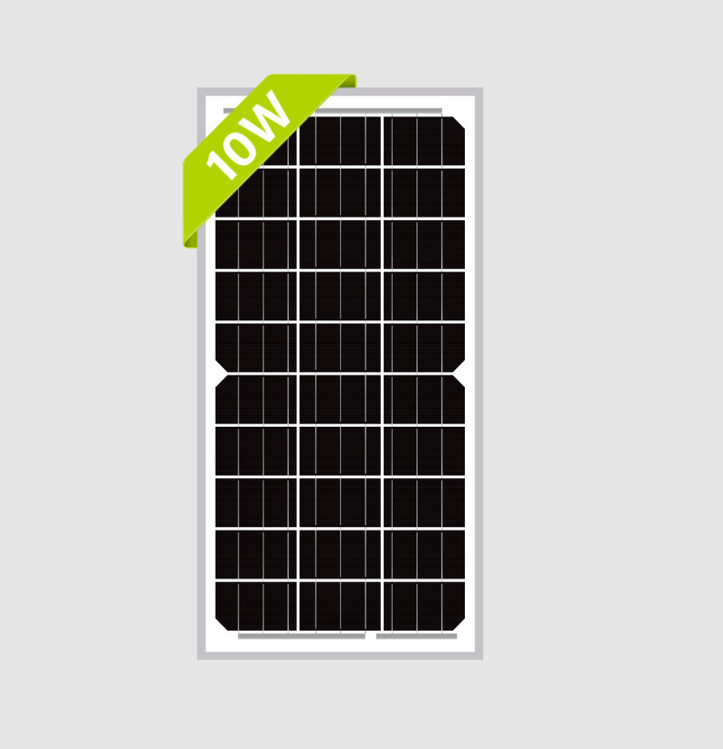 Newpowa 10W 12V Mono Solar Panel Off-Grid RV Gate Battery Charger Durable