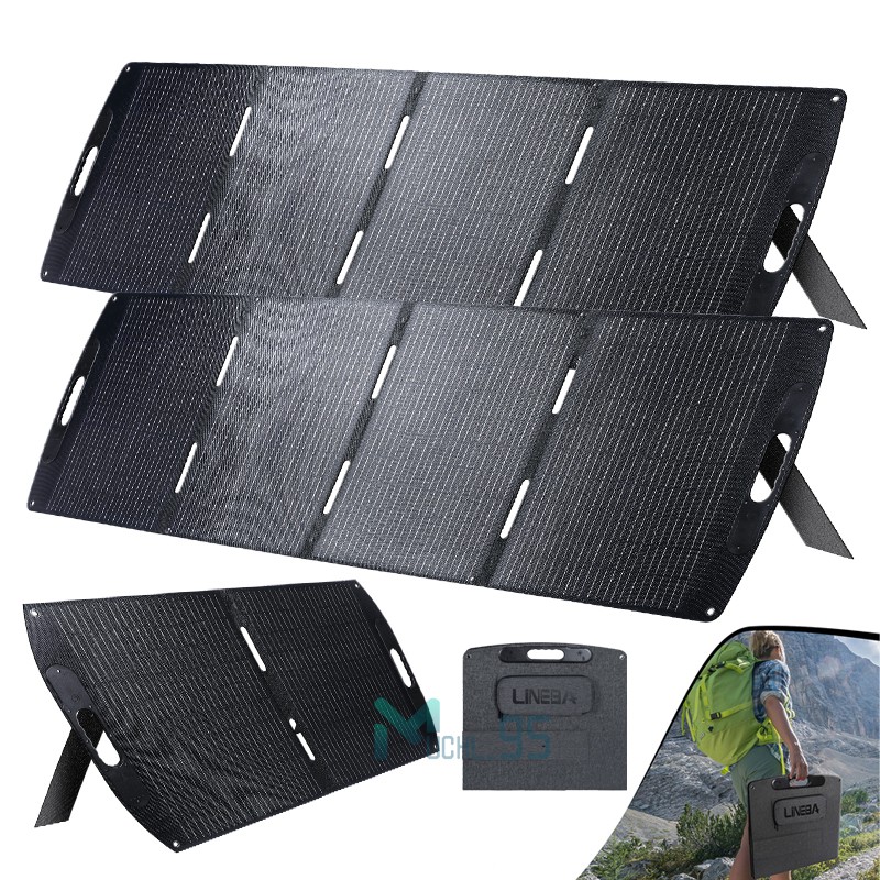 400W Portable Solar Panel Waterproof IP66 Foldable Solar Panel with Kickstand