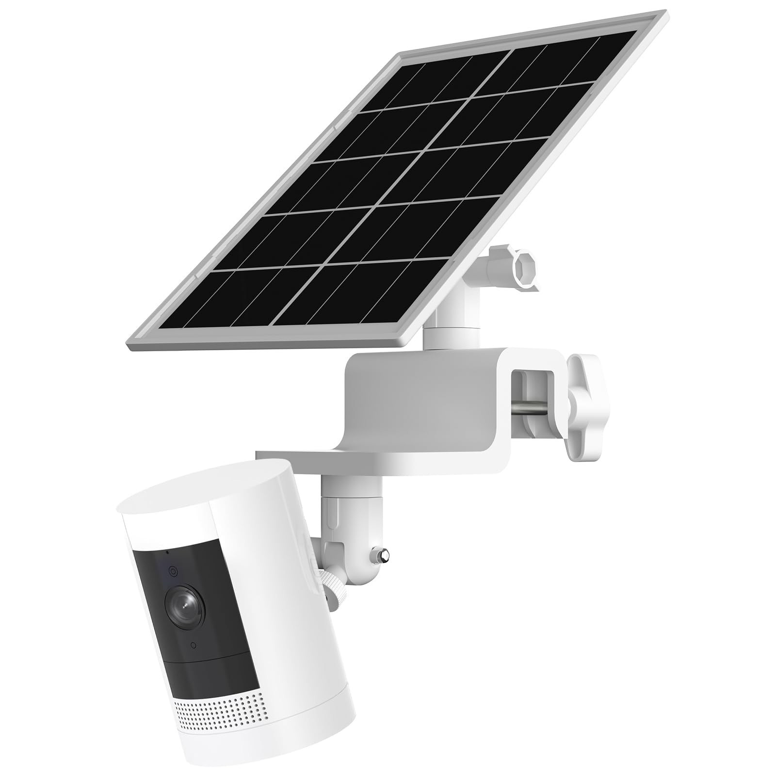 7W Solar Panel for Ring Cameras & Outdoor Cams, Gutter Mount, Waterproof Cable,