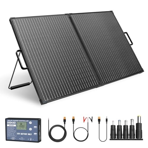 100W 12V Portable Solar Panels Suitcase with Waterproof 10A Charge 100W Pro