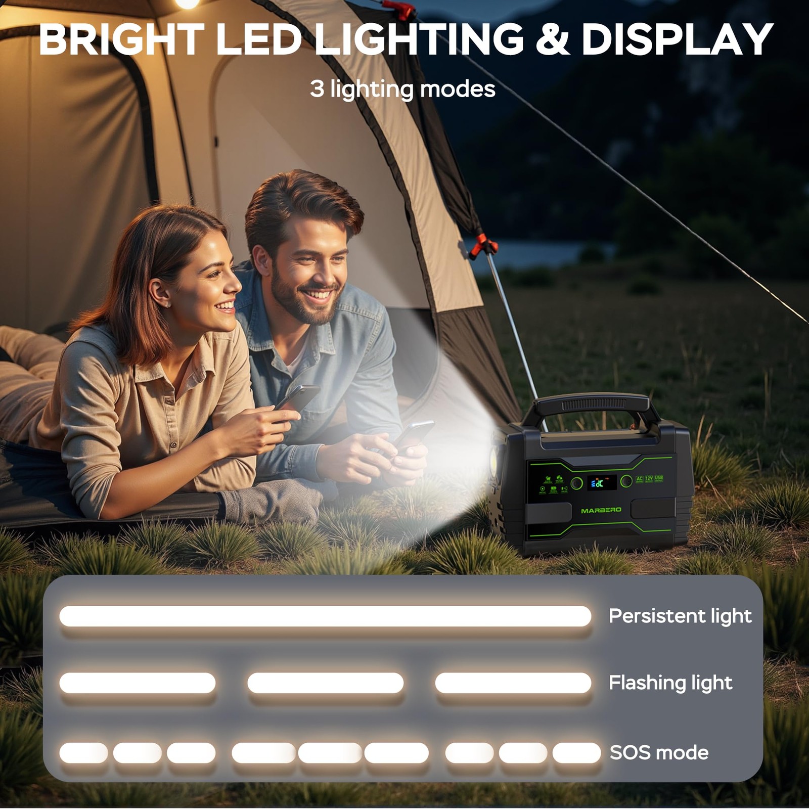 Generador Con Panel Solar Estación De Energía Portátil Para Emergencia, Camping