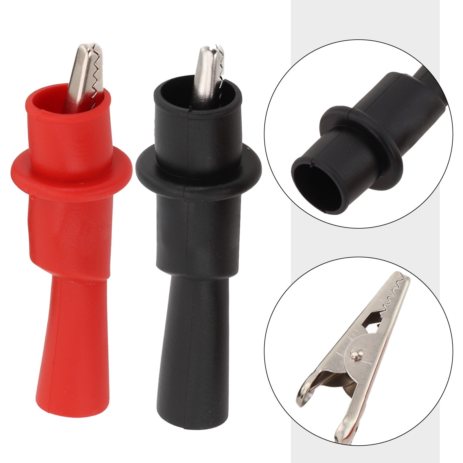 For Electrical Test For Alligator Clips Red and Black for Multimeter Connection