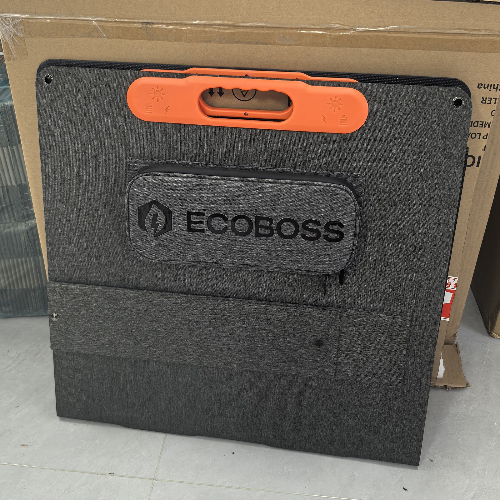 ECOBOSS Folding Photovoltaicsolarpanels for The Production of Electricity