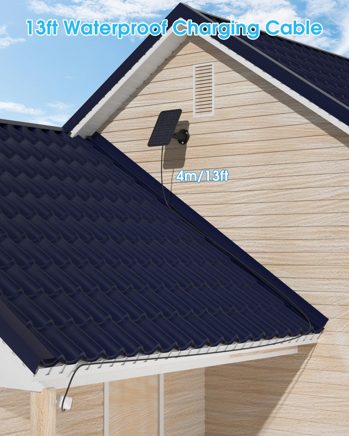 5W Solar Panel Compatible with Blink Outdoor 4(4Th Gen)/2K+ Camera, Solar Panel