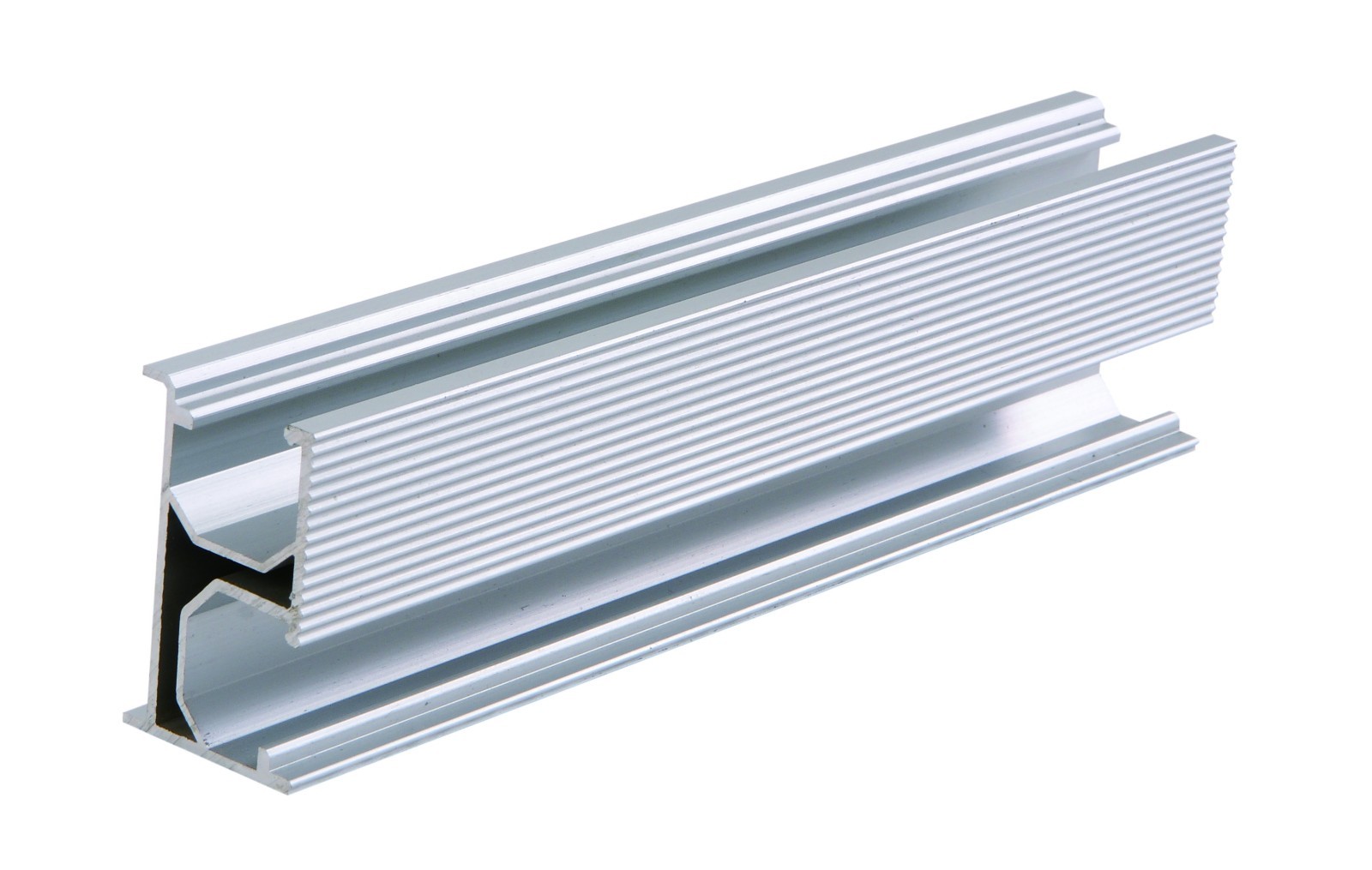 Solar Rail kit for mounting 4 panels with clamps and L brackets