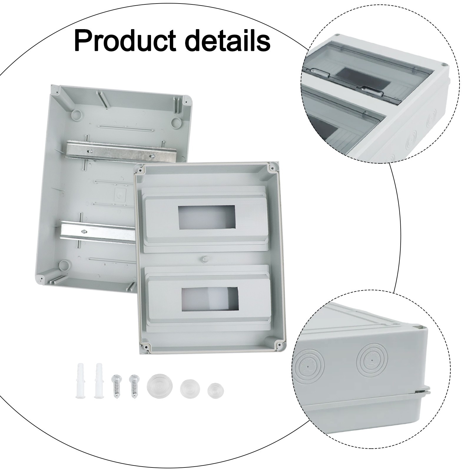Dustproof and Rainproof ABS Plastic Distribution Box Designed for Applications