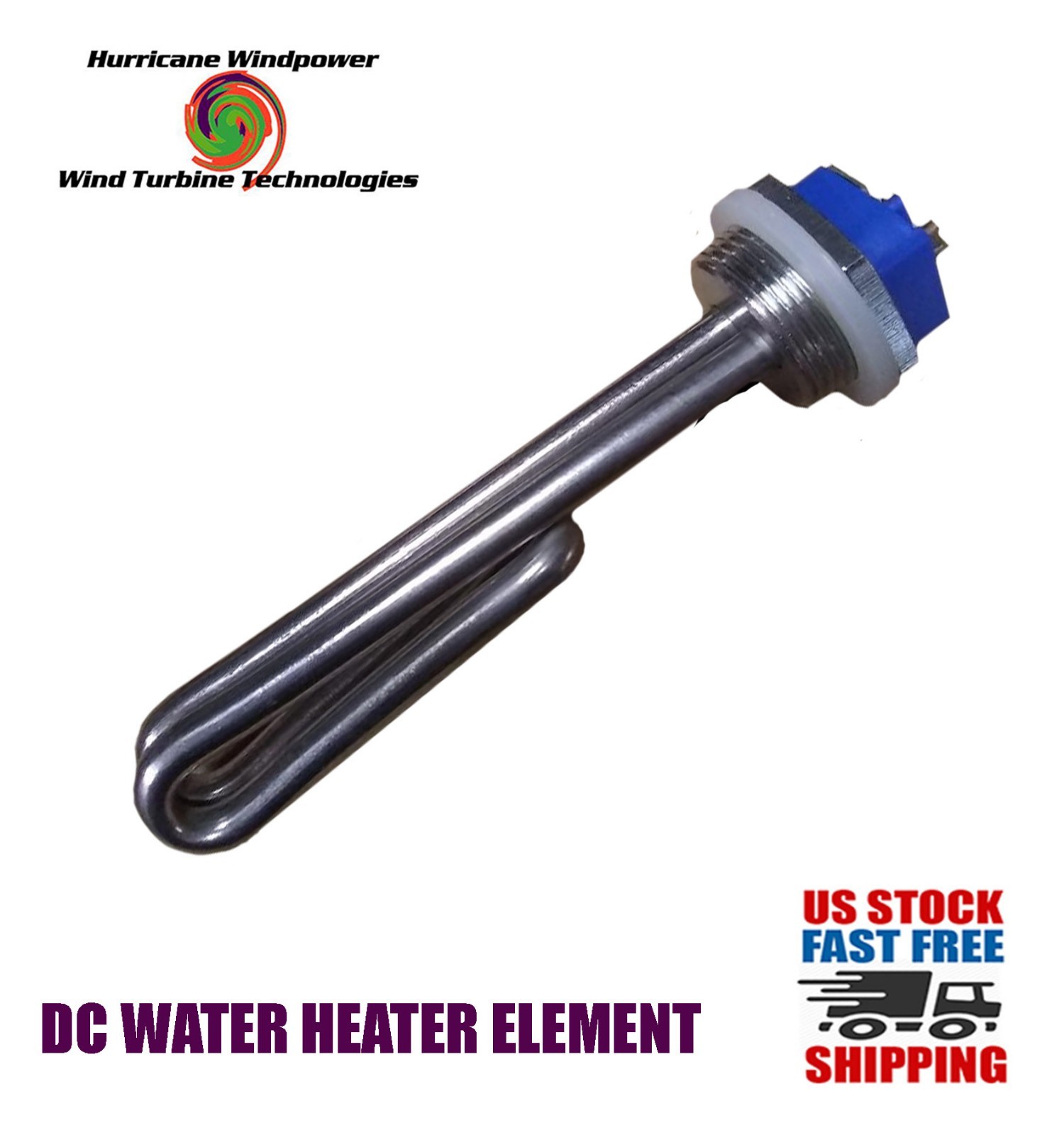 DC Water Heater Element 12 Volt 65 Watt for Wind Generator Turbine Solar Energy