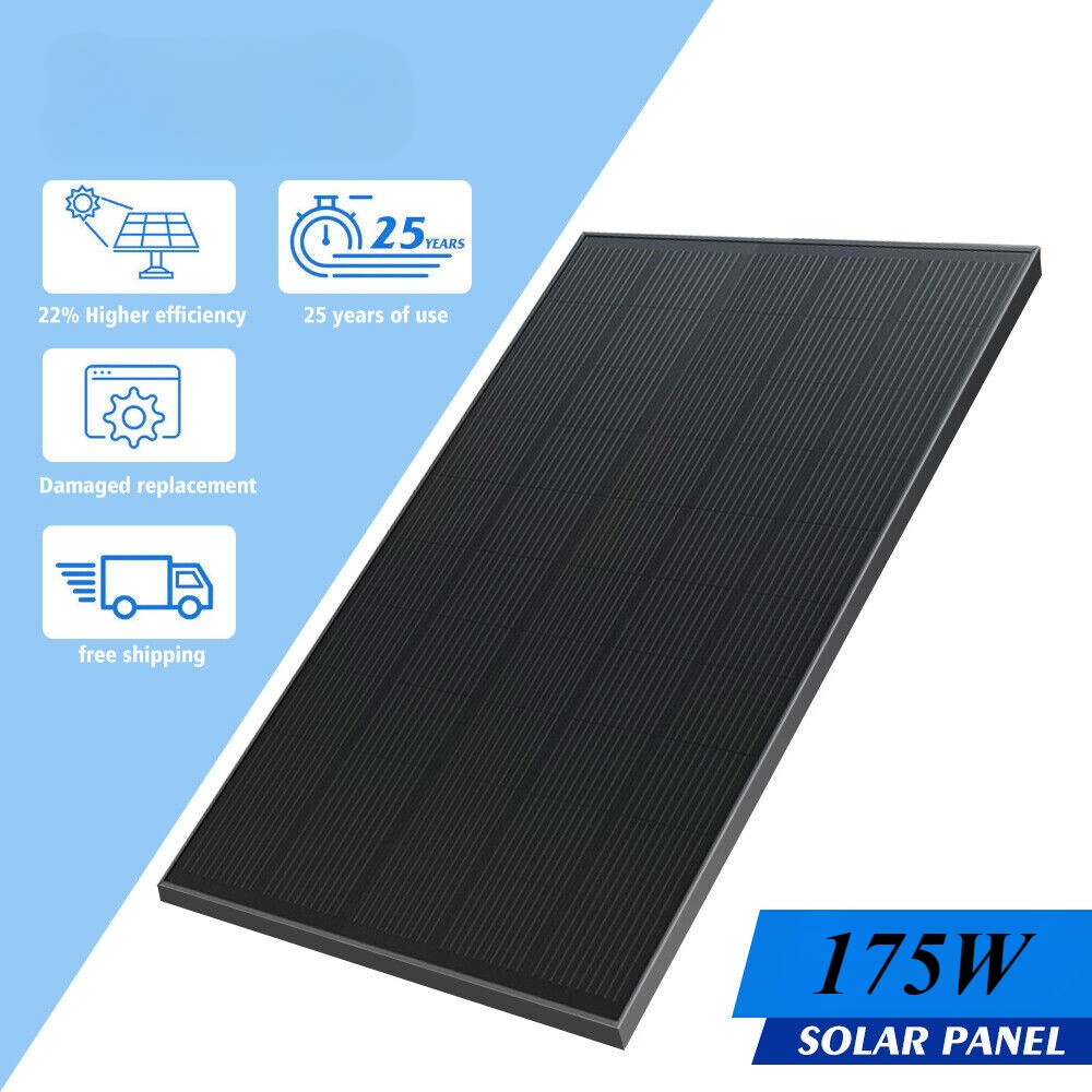 175W 350W Watt 12V Mono Solar Panel Charging Battery Power RV Home Boat Off-Grid