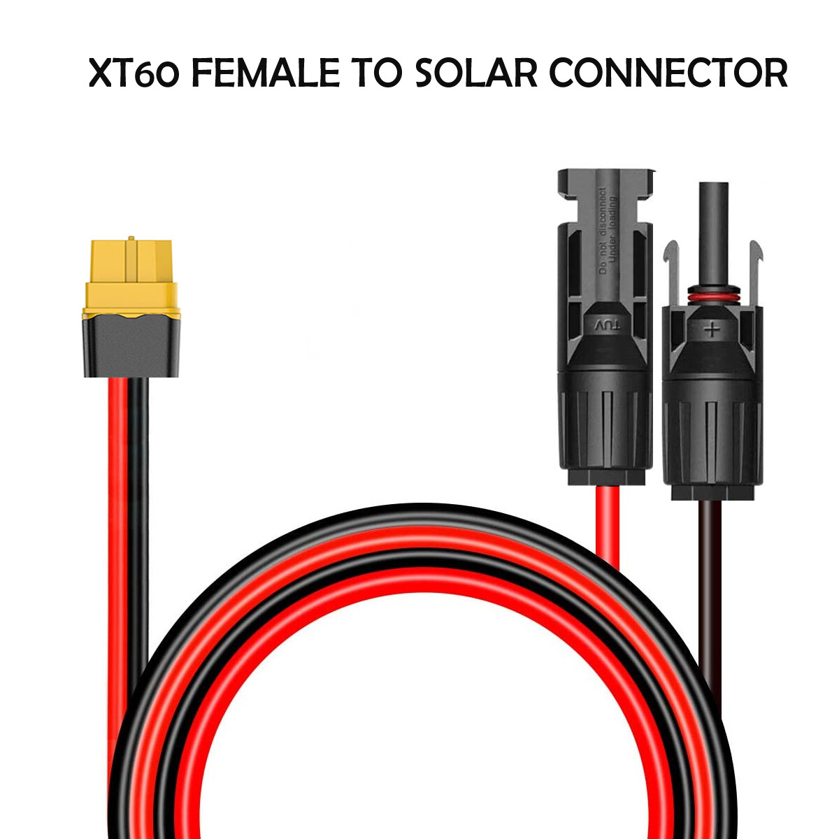 10 AWG Solar Panel Extension Cable Wire (XT60/XT90 FEMALE to Solar Connector)